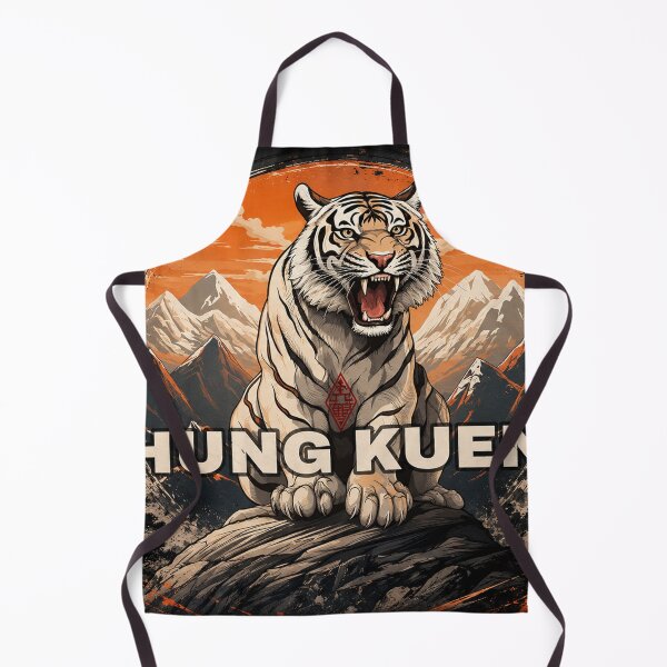 Item preview, Hung Kuen White Tiger | Traditional Kung Fu Warrior Art designed and sold by Fei Long Design Hub.