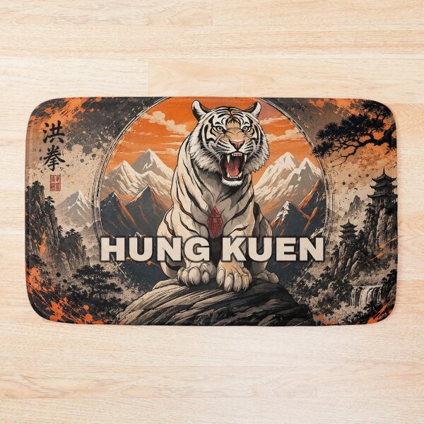 Item preview, Hung Kuen White Tiger | Traditional Kung Fu Warrior Art designed and sold by Fei Long Design Hub.