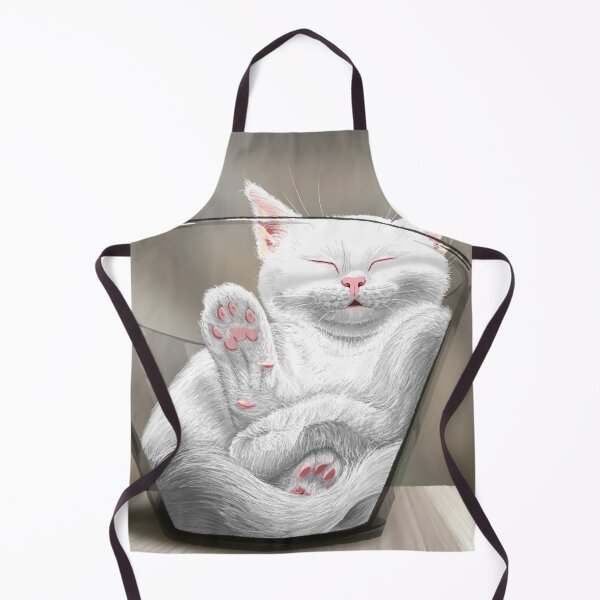 Item preview, Curiosity in a Glass Bowl – Adorable Cat Art designed and sold by CylisArt.