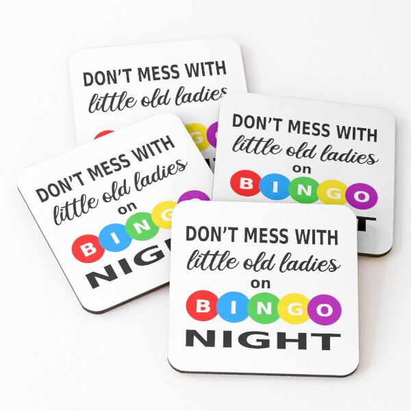 Item preview, Don't Mess with Little Old Ladies on Bingo Night designed and sold by Mistreena.
