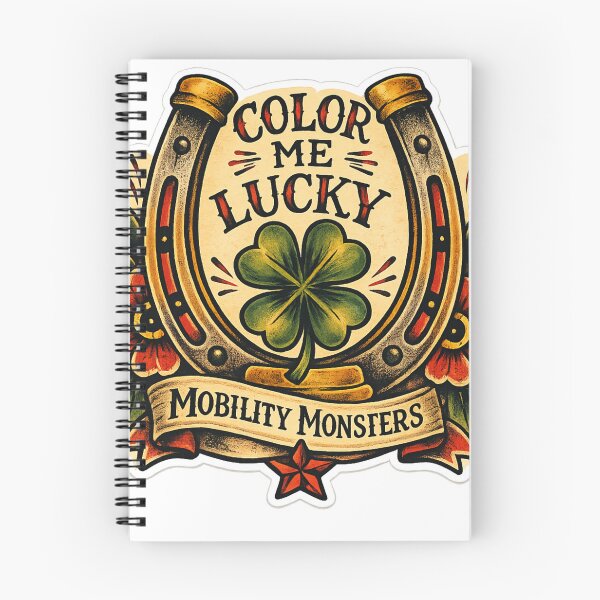 Item preview, color me lucky tattoo mobility monsters designed and sold by mobilitymonster.