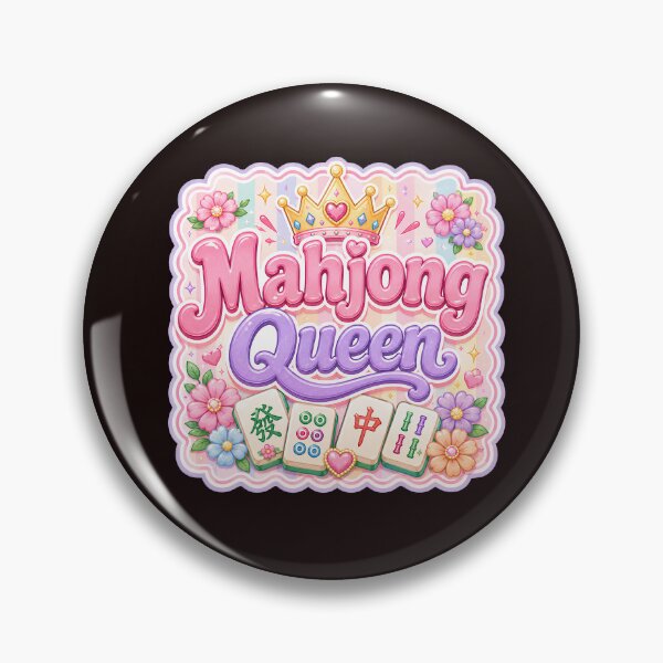 Item preview, Mahjong Queen Cute Pastel Crown Mahjong Design designed and sold by WHDProduction45.