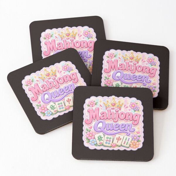 Item preview, Mahjong Queen Cute Pastel Crown Mahjong Design designed and sold by WHDProduction45.