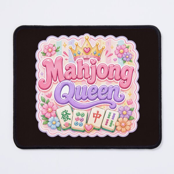 Item preview, Mahjong Queen Cute Pastel Crown Mahjong Design designed and sold by WHDProduction45.