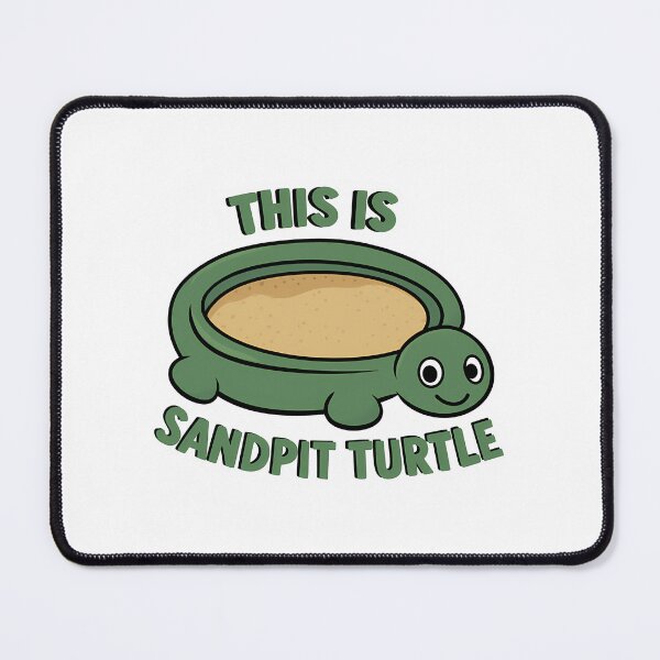 Item preview, This Is Sandpit Turtle - Bmth Meme Sticker designed and sold by greeburchez.