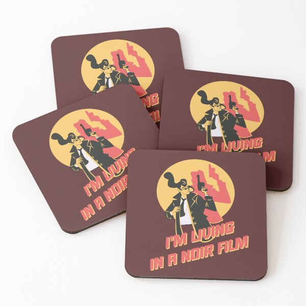 Item preview, I’m Living in a Noir Film Retro Detective Illustration designed and sold by beboplab.