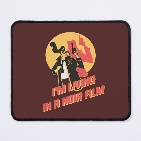Item preview, I’m Living in a Noir Film Retro Detective Illustration designed and sold by beboplab.