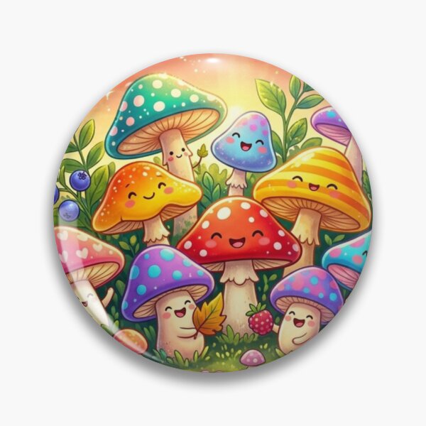 Item preview, cute mushrooms, designed and sold by TDZCOLLECTION.