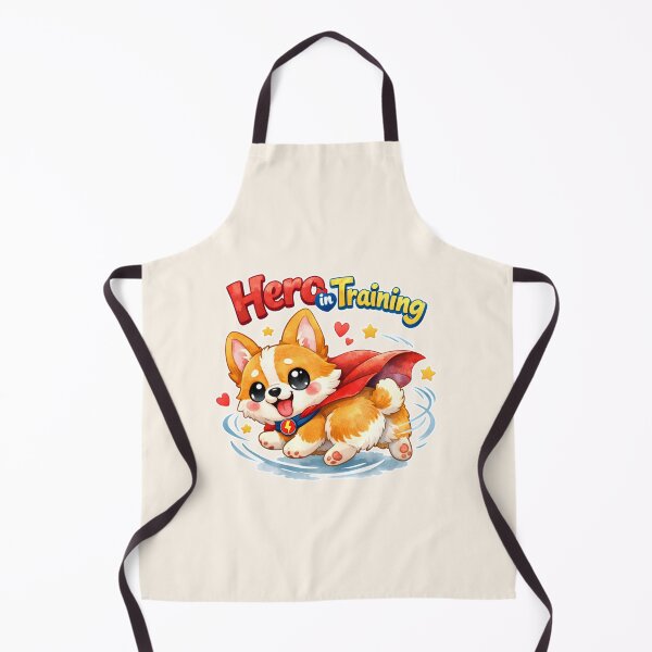 Item preview, Cute Kawaii Corgi Superhero Sticker | Hero in Training Funny Dog Gift for Corgi Lovers | Watercolor Dog Art designed and sold by stylishdzign.
