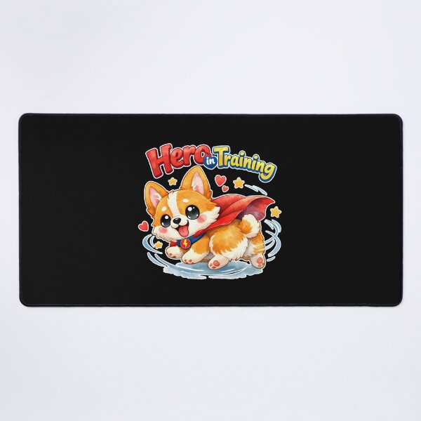 Item preview, Cute Kawaii Corgi Superhero Sticker | Hero in Training Funny Dog Gift for Corgi Lovers | Watercolor Dog Art designed and sold by stylishdzign.