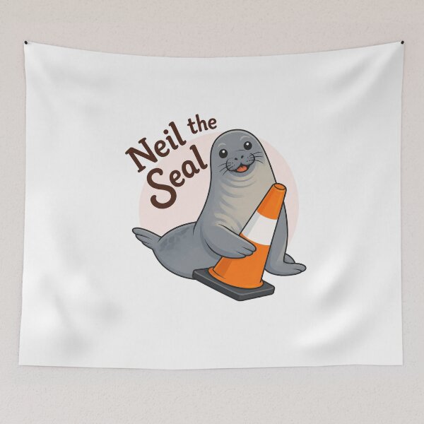 Item preview, Neil the Seal designed and sold by Mr-AShop.