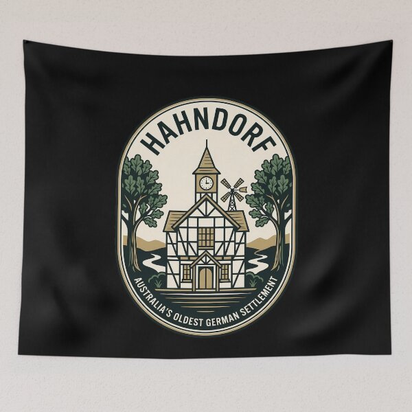 Item preview, Hahndorf Australia Oldest German Settlement Vintage Travel Emblem designed and sold by k3rstman1.