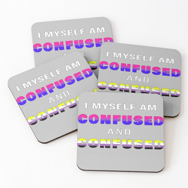 Item preview, I Myself and Confused and Confused designed and sold by Mistreena.