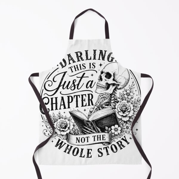 Item preview, Darling This Is Just A Chapter Not The Whole Story Floral Skull Book Lover designed and sold by VGAfanatic.