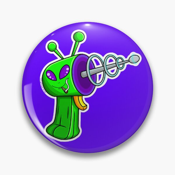 Item preview, pistola laser alien porreta designed and sold by ani_peliazull_art.