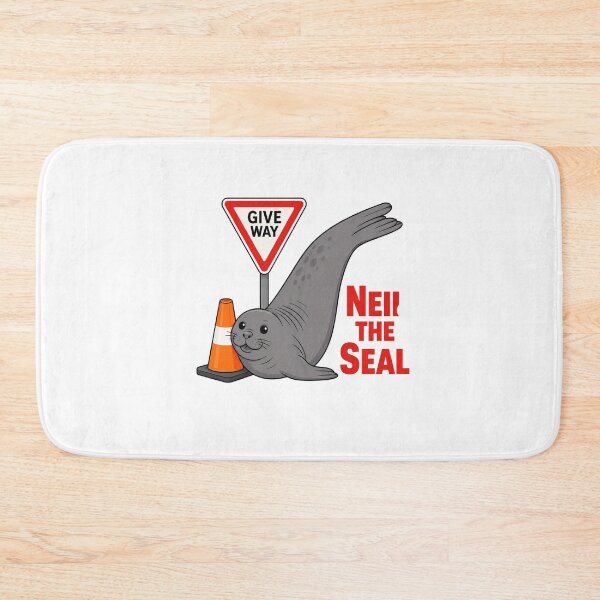 Item preview, Neil the Seal - Give Way to Neil the Seal designed and sold by Mr-AShop.