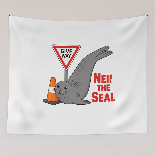Item preview, Neil the Seal - Give Way to Neil the Seal designed and sold by Mr-AShop.