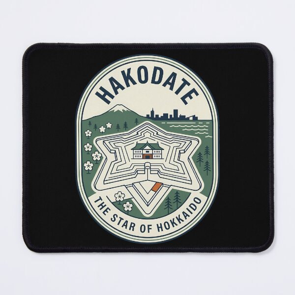 Item preview, Hakodate Goryokaku Fort Vintage Travel Emblem designed and sold by k3rstman1.