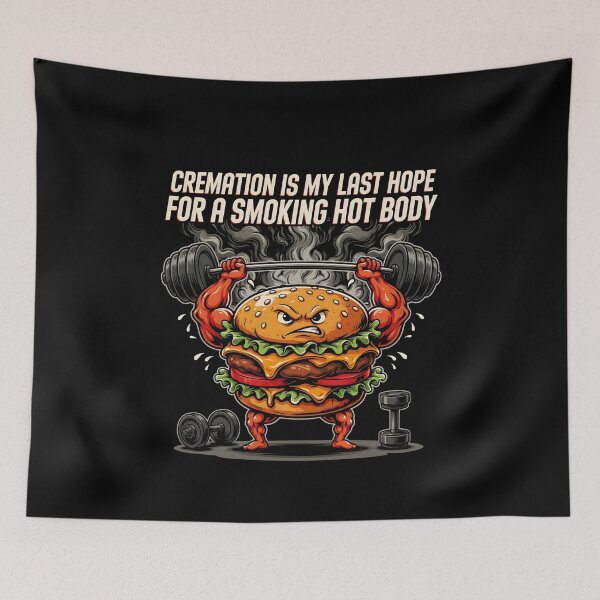 Item preview, Cremation is My Last Hope for A Smoking Hot Body Self Deprecating Sarcastic Humor designed and sold by Redgiant87x.
