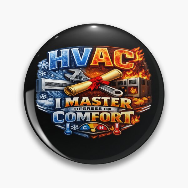 Item preview, HVAC Master of Comfort - Heating & Cooling Technician Design designed and sold by FrozenHeat97.