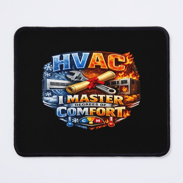 Item preview, HVAC Master of Comfort - Heating & Cooling Technician Design designed and sold by FrozenHeat97.