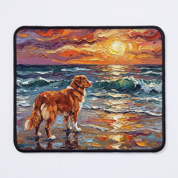 Item preview, Beach Days – Nova Scotia Duck Tolling Retriever designed and sold by AjaTrier.