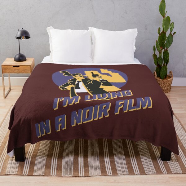 Item preview, I’m Living in a Noir Film Purple Shadow Edition designed and sold by beboplab.