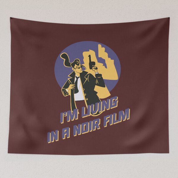 Item preview, I’m Living in a Noir Film Purple Shadow Edition designed and sold by beboplab.