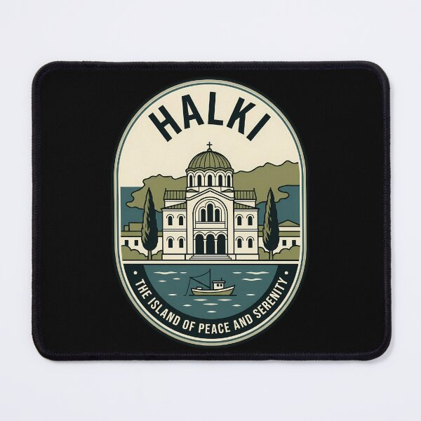 Item preview, Halki Greek Island Vintage Travel Emblem designed and sold by k3rstman1.