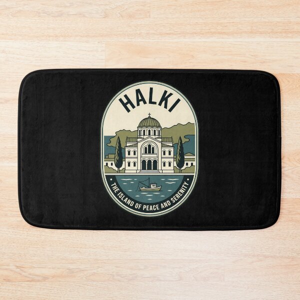 Item preview, Halki Greek Island Vintage Travel Emblem designed and sold by k3rstman1.