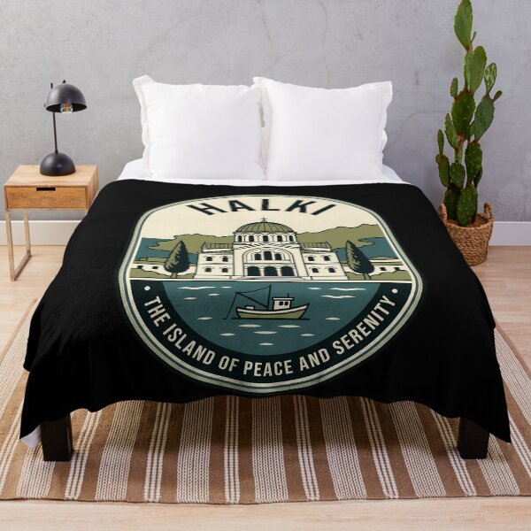 Item preview, Halki Greek Island Vintage Travel Emblem designed and sold by k3rstman1.