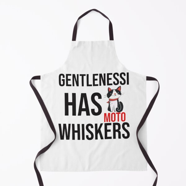 Item preview, Gentleness Has Moto Whiskers Cute Cat T-Shirt | Funny Cat Lover Gift designed and sold by PrintforDesign.