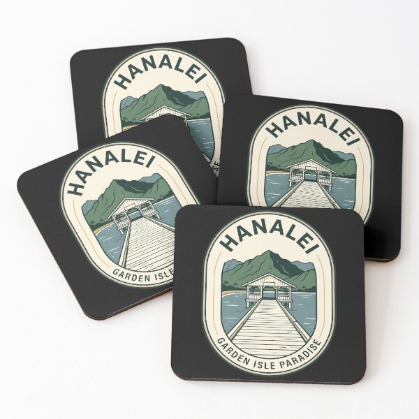 Item preview, Hanalei Kauai Hawaii Vintage Travel Emblem designed and sold by k3rstman1.