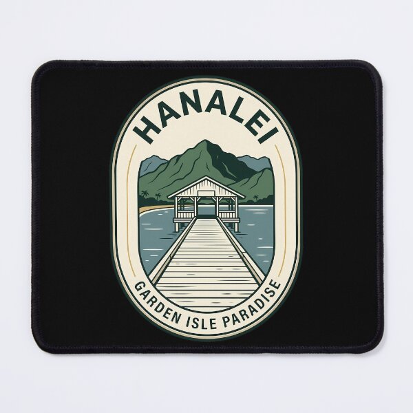 Item preview, Hanalei Kauai Hawaii Vintage Travel Emblem designed and sold by k3rstman1.