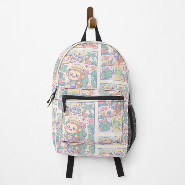 Item preview, Kawaii Tropical Backpacker Monkey designed and sold by Magmashup.