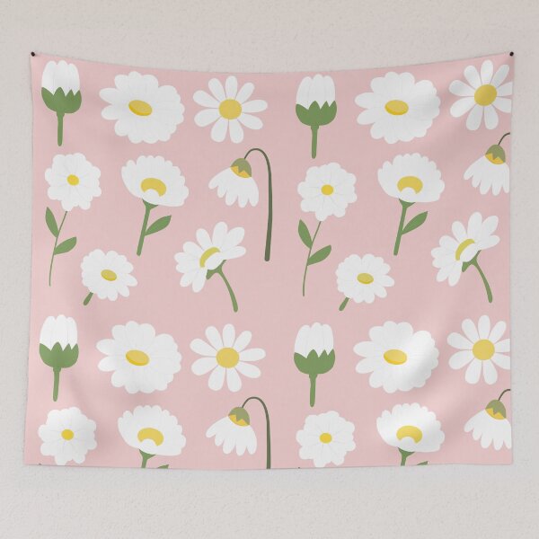 Item preview, White Daisy Flowers Botanical Illustration designed and sold by Teenidesign .