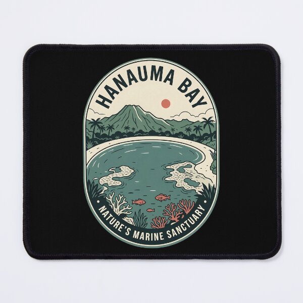 Item preview, Hanuama Bay Hawaii Vintage Travel Emblem designed and sold by k3rstman1.