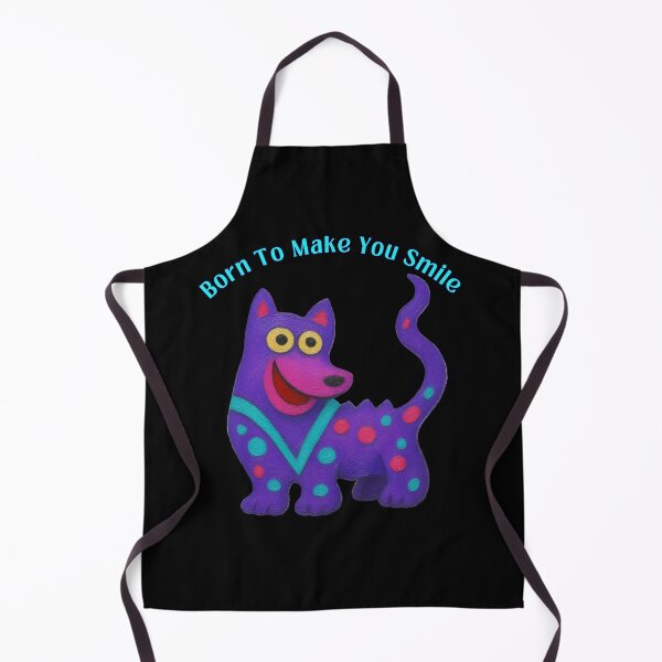 Item preview, Born To Make You Smile - Cute Whimsical Purple Dog designed and sold by PatykArt.