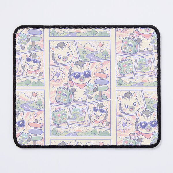 Item preview, Kawaii Zebra Road Trip designed and sold by Gift Phrase Studio.