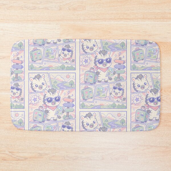 Item preview, Kawaii Zebra Road Trip designed and sold by Gift Phrase Studio.