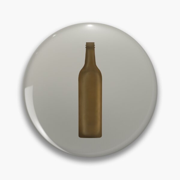 Item preview, Amber Glass Bottle Illustration designed and sold by EsmArtUniverse.