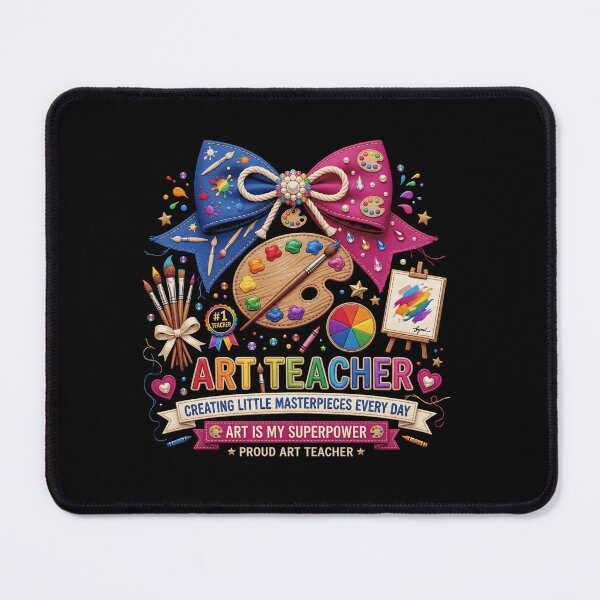 Item preview, Art Teacher Art Is My Superpower Design designed and sold by Roy & Tiffany.