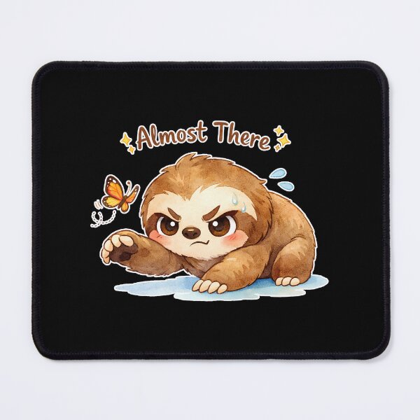 Item preview, Cute Kawaii Sloth | Almost There Funny Sloth Gift for Sloth Lovers | Watercolor Lazy Animal designed and sold by stylishdzign.