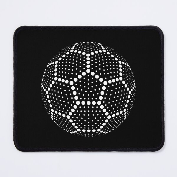 Item preview, Geometric Halftone Sphere Op Art Soccer Ball Pattern designed and sold by KiwiRider.