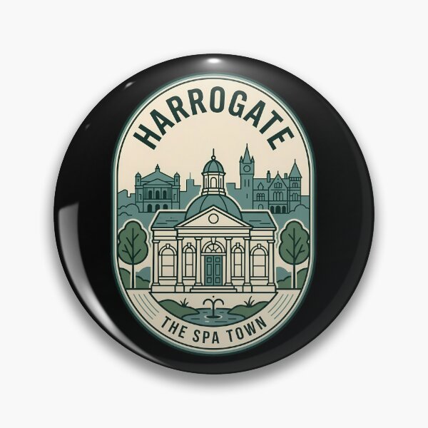 Item preview, Harrogate Spa Town Vintage Travel Emblem designed and sold by k3rstman1.