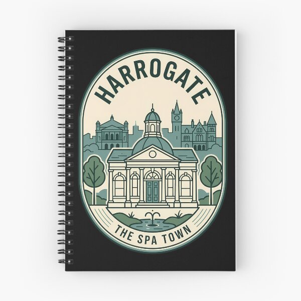 Item preview, Harrogate Spa Town Vintage Travel Emblem designed and sold by k3rstman1.