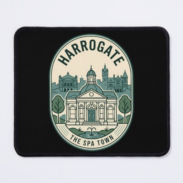 Item preview, Harrogate Spa Town Vintage Travel Emblem designed and sold by k3rstman1.