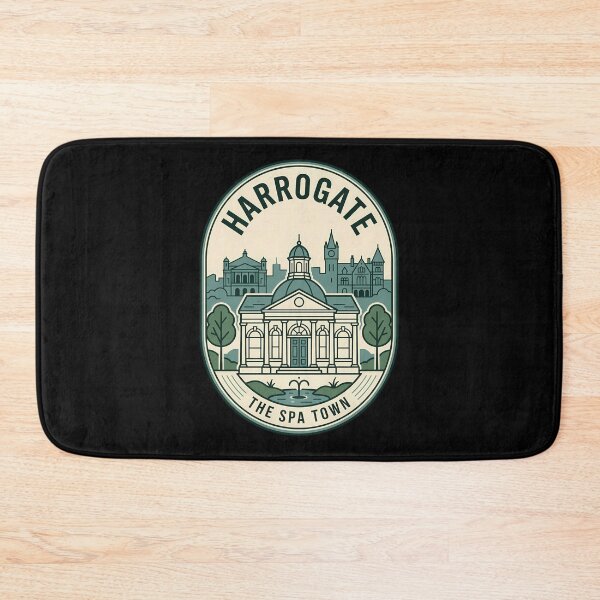 Item preview, Harrogate Spa Town Vintage Travel Emblem designed and sold by k3rstman1.
