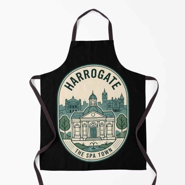 Artikelvorschau, Harrogate Kurort Vintage-Reiseemblem entworfen und verkauft von k3rstman1.