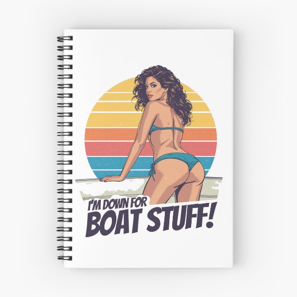Item preview, I'm down for boat stuff! designed and sold by NicMacTees.